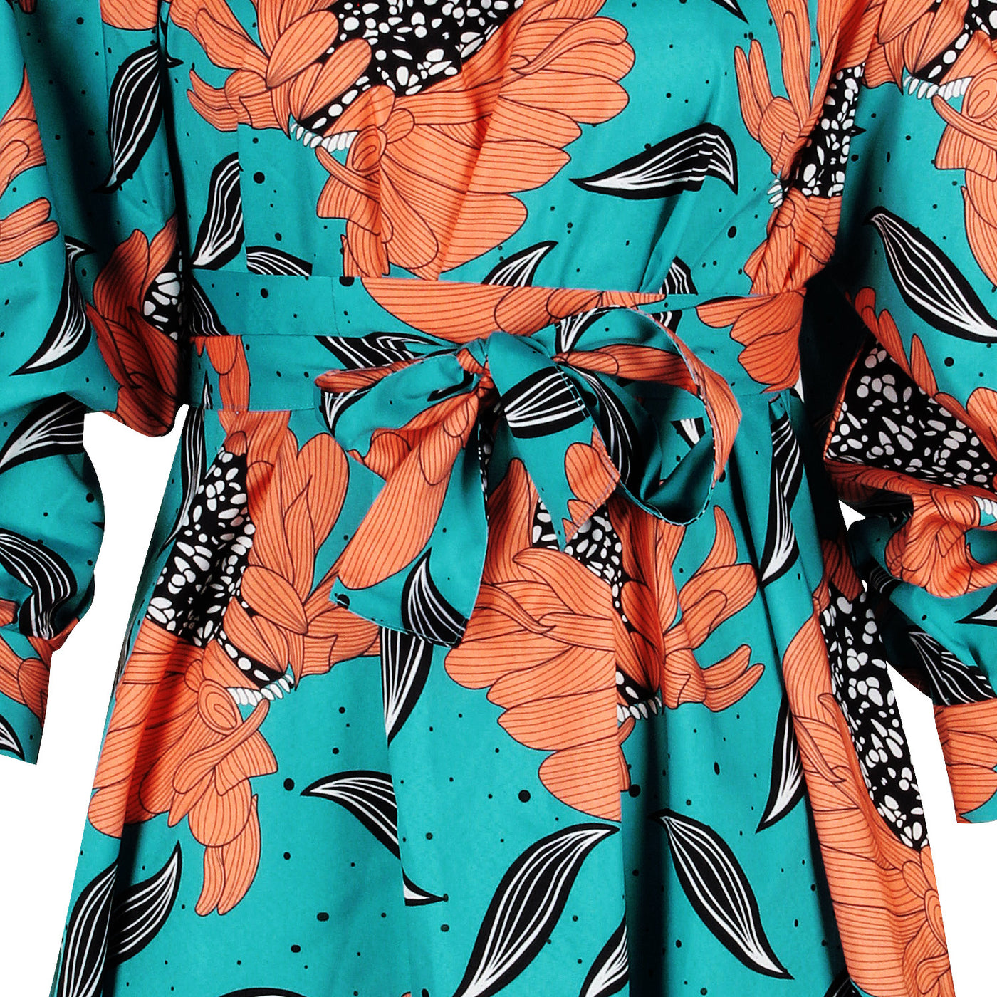 African Print Loose Waist Skirt