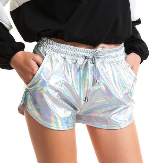Shiny Metallic Bootie Shorts