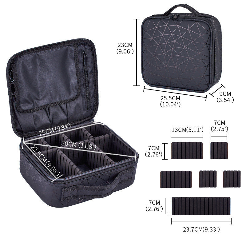 Diamond Clapboard Cosmetic Bag