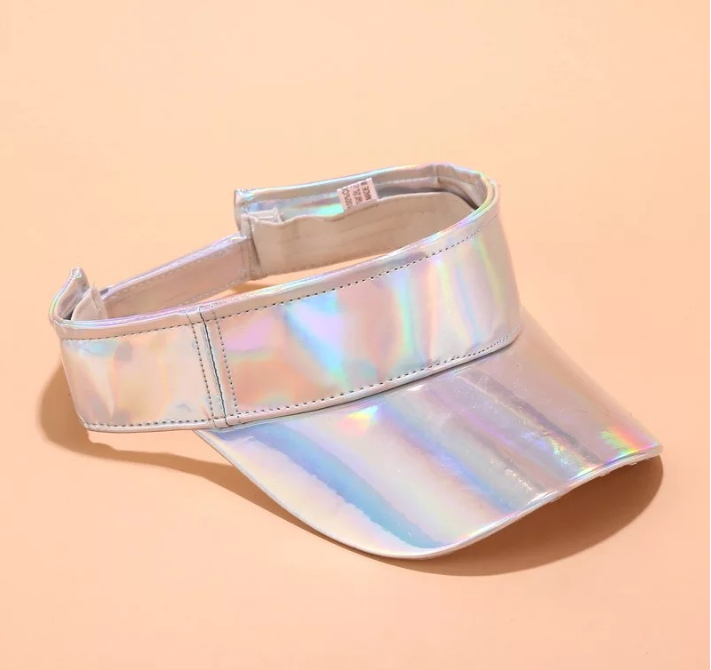 Faux Leather Adjustable Laser Visor