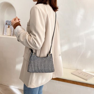 Plaid Underarm Bag