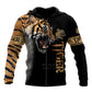 Lion or Tiger 3D Digital Sweatshirt With Hood