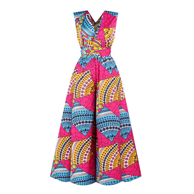 African Print Pants/Dress Jumpsuit