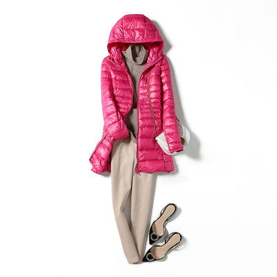 Light & Thin Hooded Down Jacket