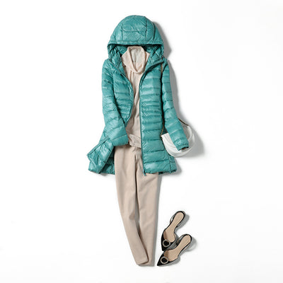 Light & Thin Hooded Down Jacket
