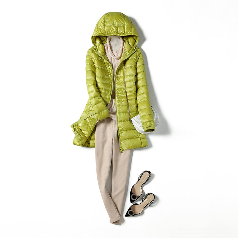 Light & Thin Hooded Down Jacket