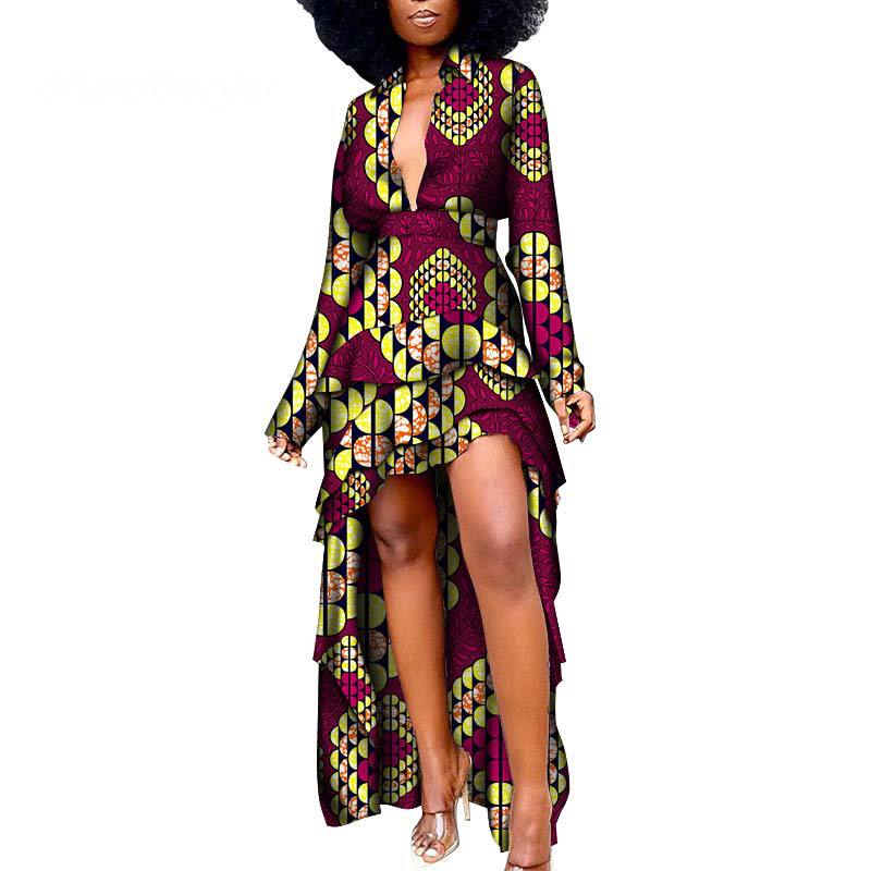 African Batik Print Dress  (Plus Sizes)