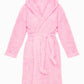 Short Fluffy Robe w/Front Tie and Bunny Ears