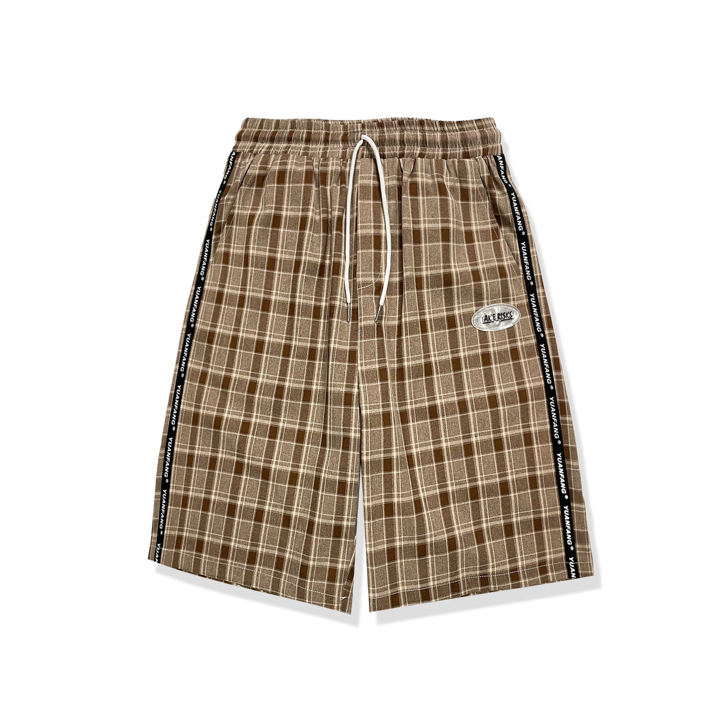Take Risks Loose Plaid Shorts