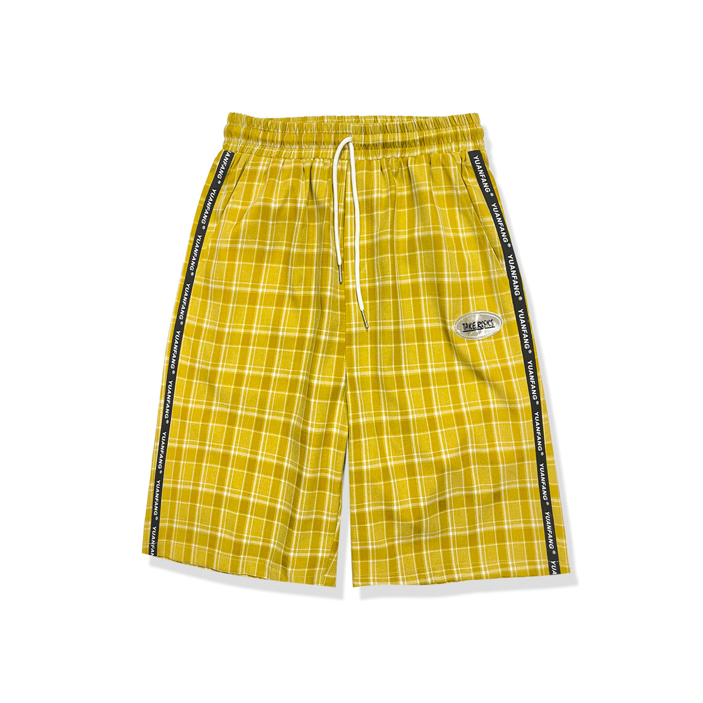 Take Risks Loose Plaid Shorts
