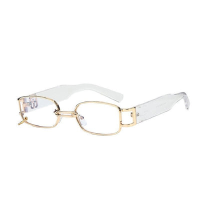 Retro Style Narrow Frame Sunglasses