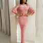 Tassel Bling Slim-fit Mermaid Dress