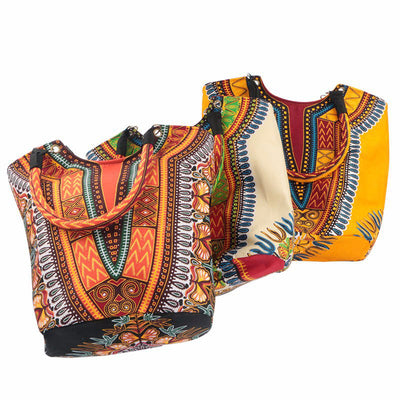 African Print Handbag