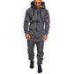 Camouflage Fleece Jumpsuit w/Hood