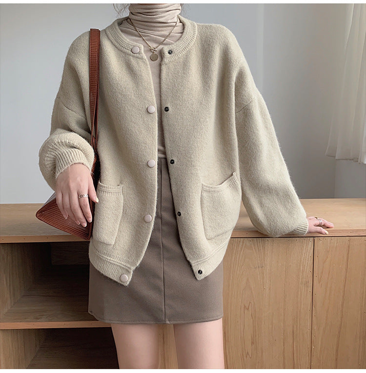 Button Up Cardigan Sweater w/pockets