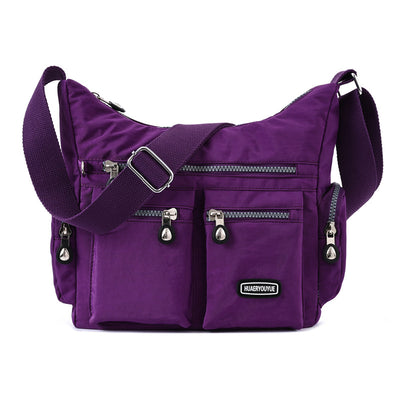 Multi Pocket Waterproof Adjustable Shoulder Crossbody Bag