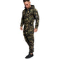 Camouflage Fleece Jumpsuit w/Hood