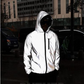 High Street Reflective Waterproof Windbreaker Jacket