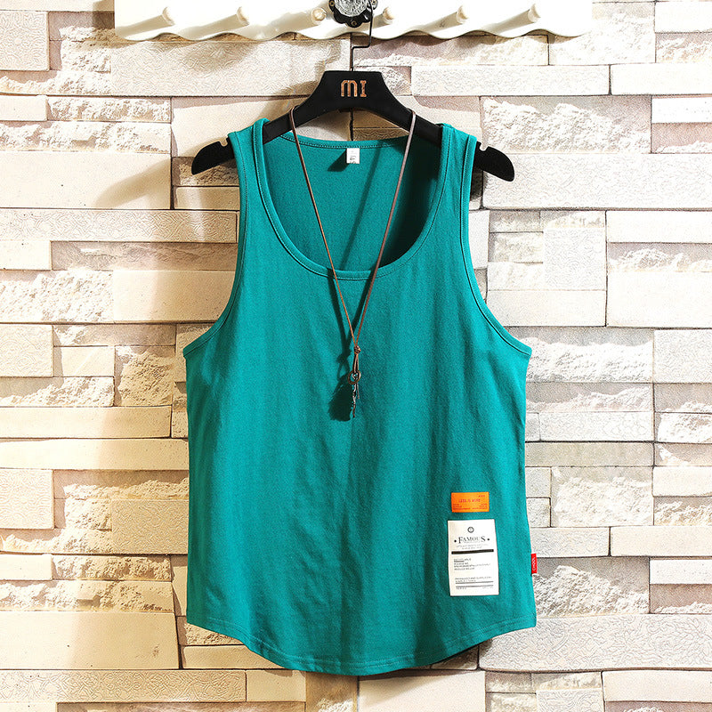 Solid Color Cotton Tank Tops