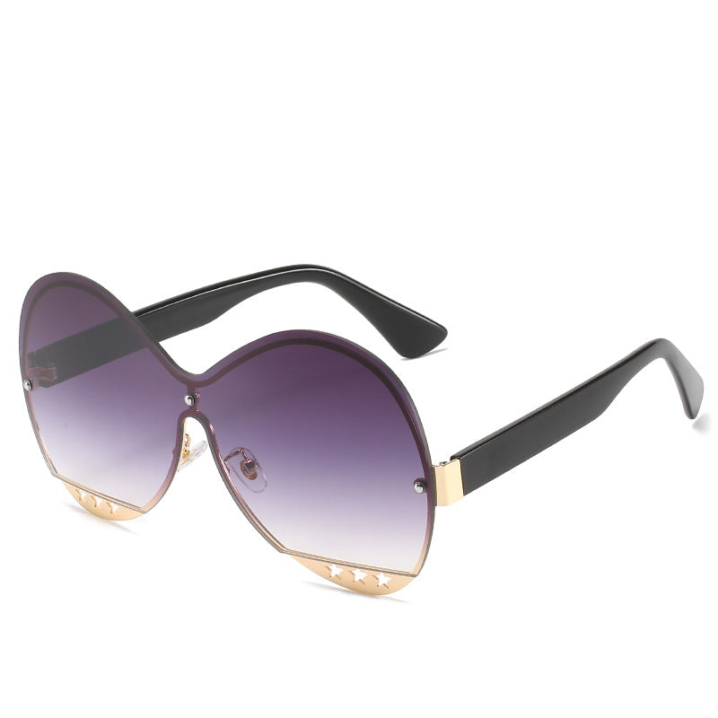 Hollow Pentagram Star Frame Sunglasses