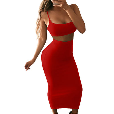 Two Piece Stretchy Party Dress