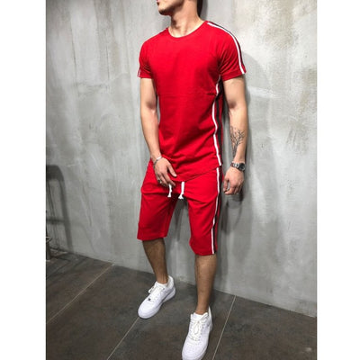 Side Striped Two Piece Activewear Set