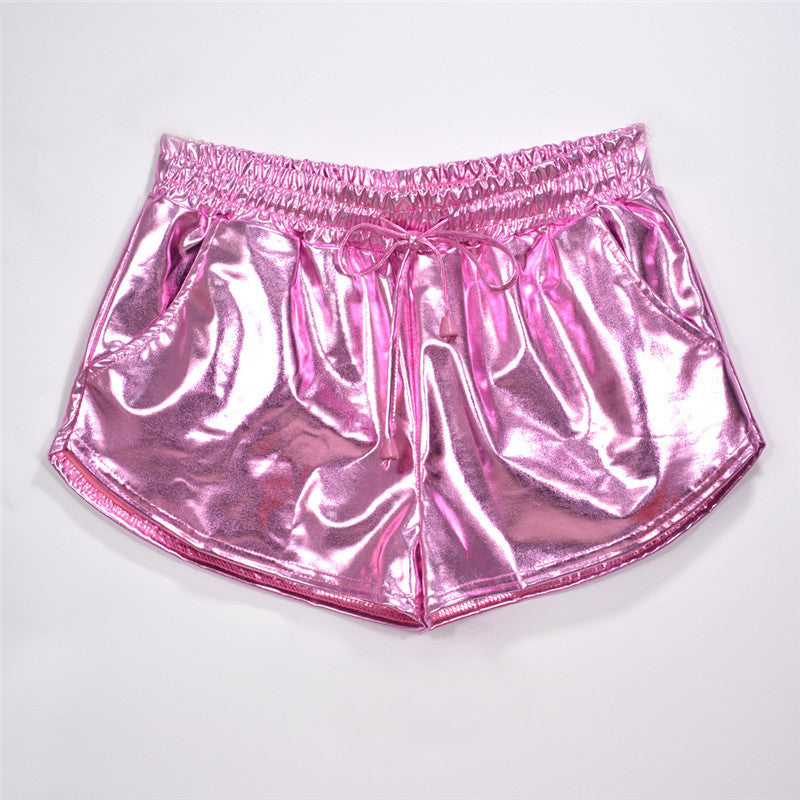 Shiny Metallic Bootie Shorts