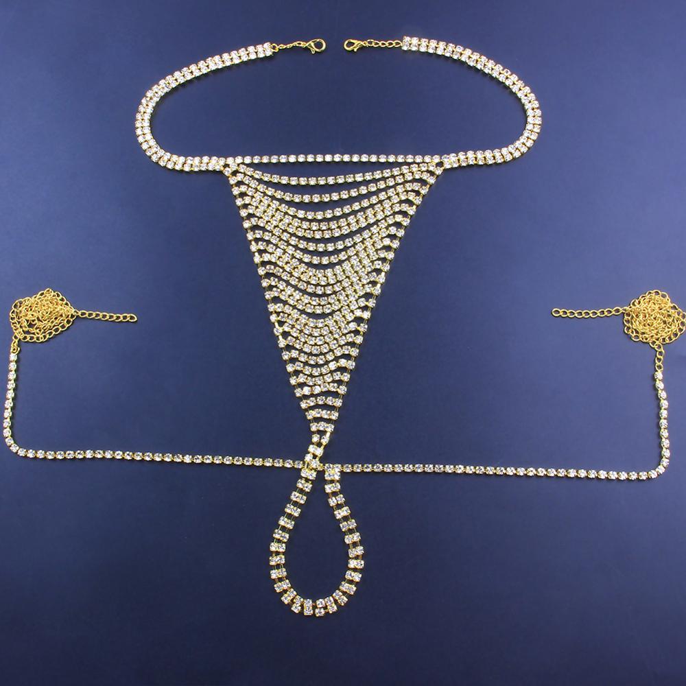 Rhinestone Bling-kini   Silver or Gold