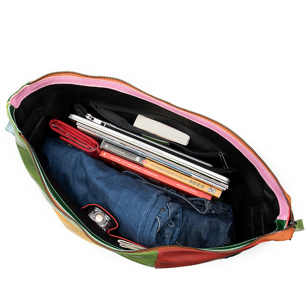 Leather Crossbody Travel Bag