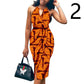 African Batik Print Dress