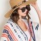 Justin Taylor Printed Belt Sunhat in Beige