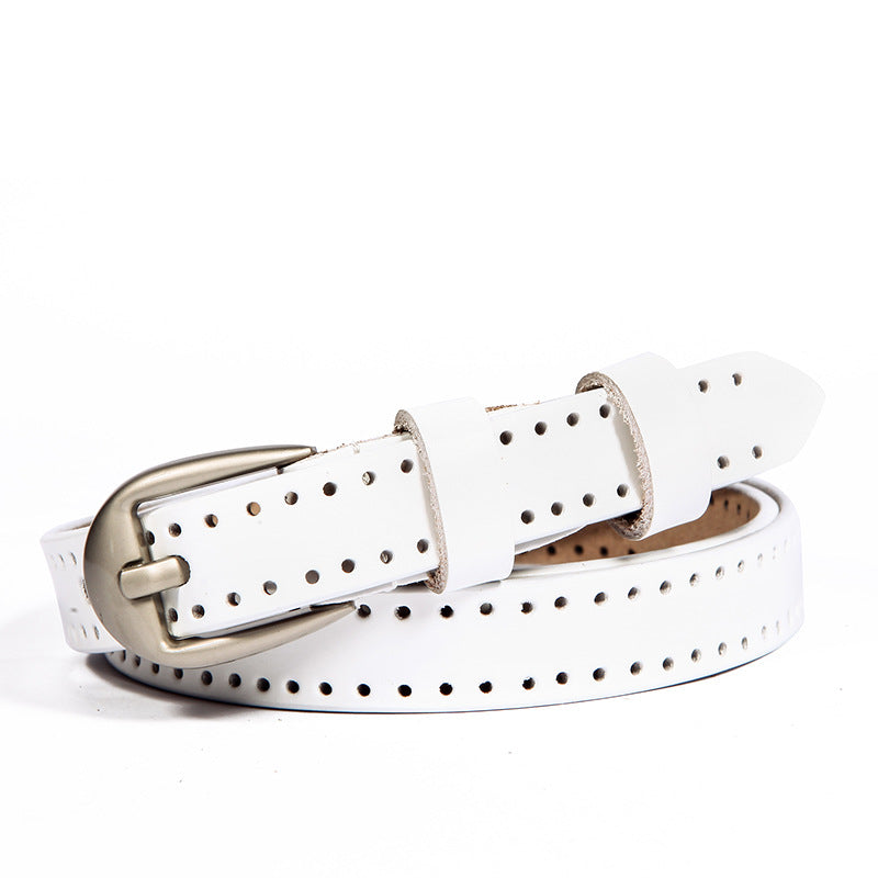 Leather Pin Buckle Belt