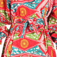 African Print Loose Waist Skirt