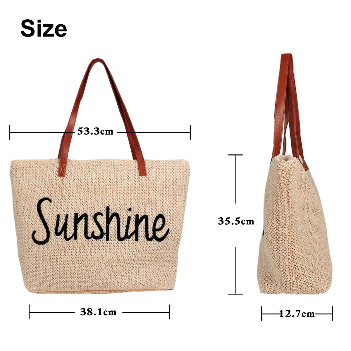 Striped Beach Bag