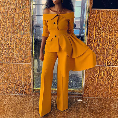 Long Tail Two-piece Suit