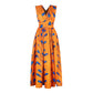 African Print Long Dress