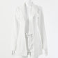 Blazer Top Short Pants with Matching Belt Suit Set