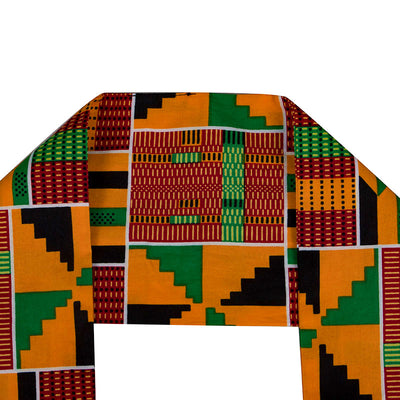 African Design Cotton Weave Scarf