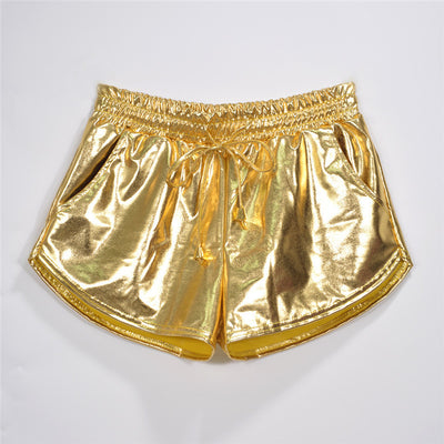 Shiny Metallic Bootie Shorts