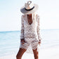 Long Loose Mesh Swimwear Cover-up