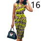 African Batik Print Dress