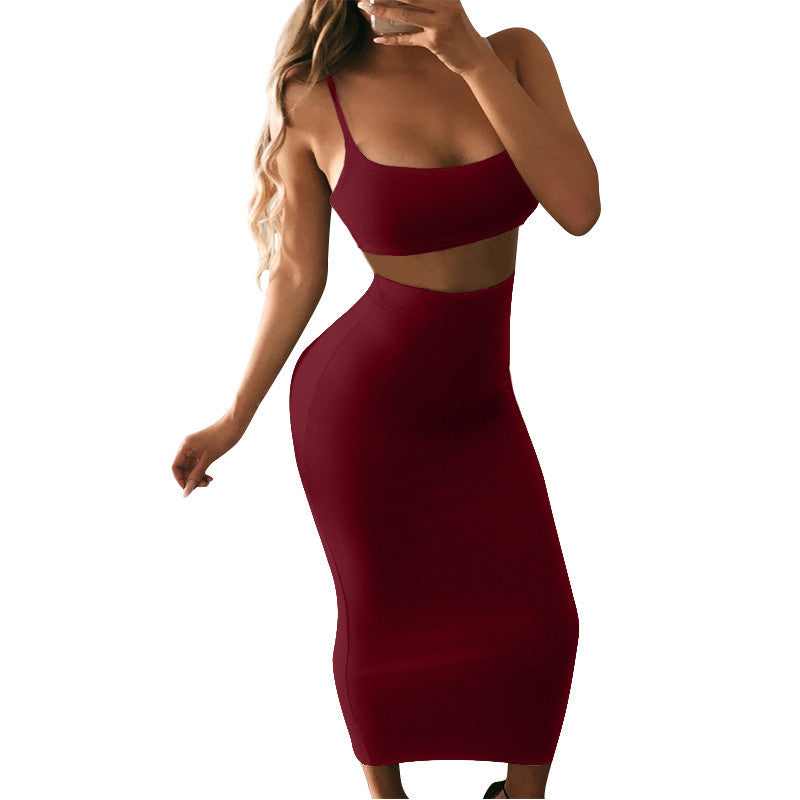 Two Piece Stretchy Party Dress