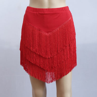 Fringed Latin Dance Skirt
