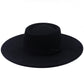 Cotton Felt Concave  Top Hat