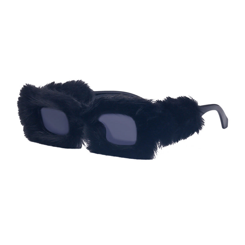 Fluffin' Plush Square UV400 Sunglasses