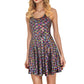 Shiny Mermaid Sleeveless Short Tank Dress (up to 4XL)
