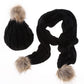 Woolen Figure 8 Hat & Scarf Set