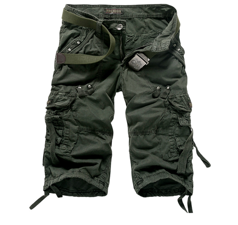 Multi-pocket Short Pants