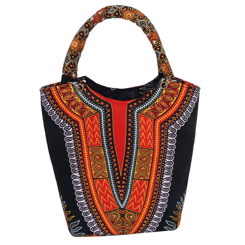 African Print Handbag