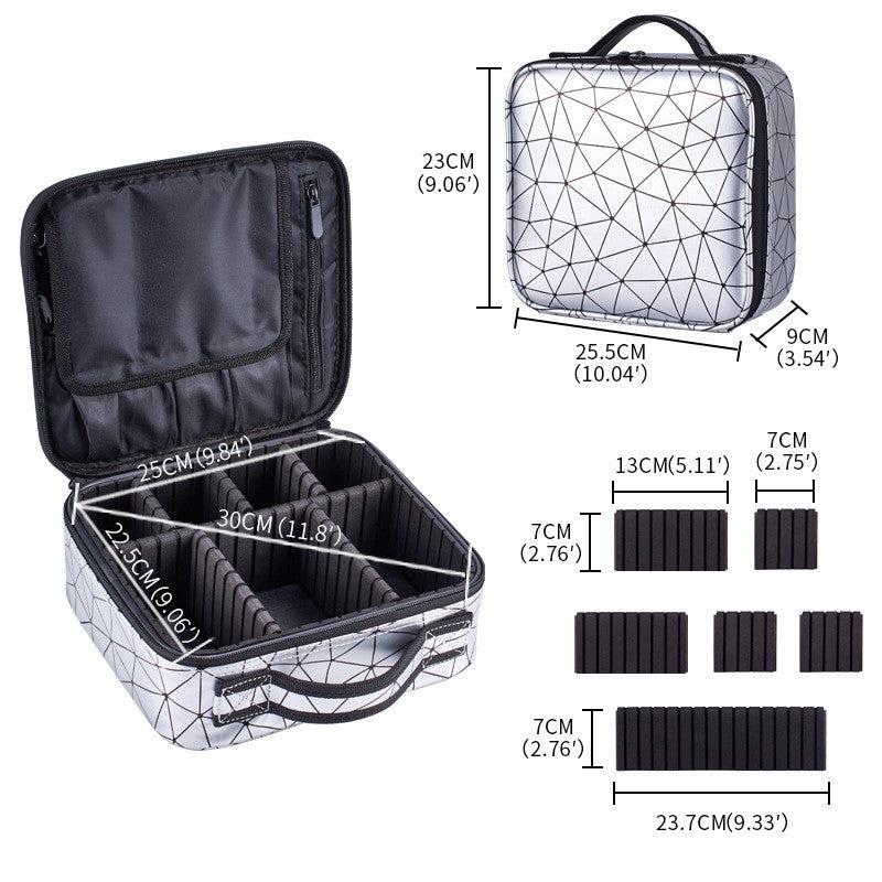 Diamond Clapboard Cosmetic Bag